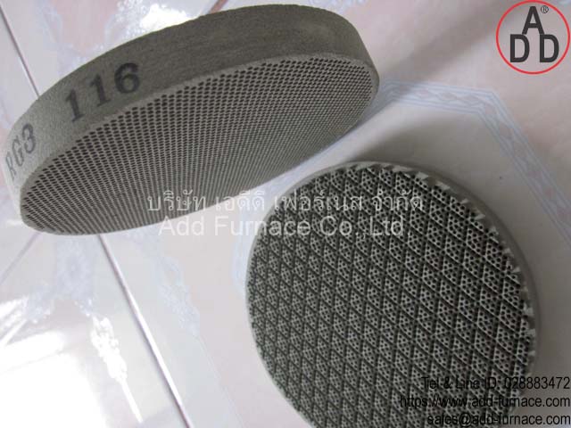 RG3 diameter 116mm ceramic honeycomb(5)